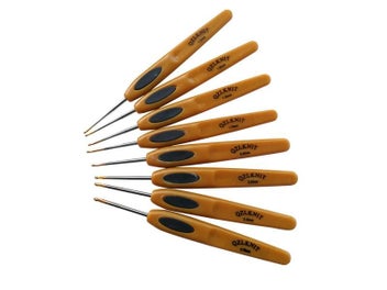 Listing 5 of 9 for DIY 8Pcs Crochet Hooks Set Practical 2mm-6.0mm Yarn Knitting Needles Set DIY