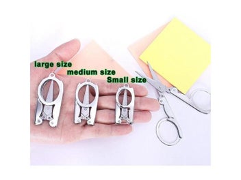 Listing 6 of 10 for 1Pc Foldable Small Scissors Portable Mini Travel Scissor Stainless Steel