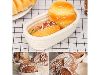 Listing 5 of 10 for Oval Banneton Brotform Baking Supplies Bread Fermentation Baskets Portable