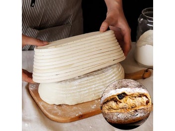 Listing 6 of 10 for Oval Banneton Brotform Baking Supplies Bread Fermentation Baskets Portable