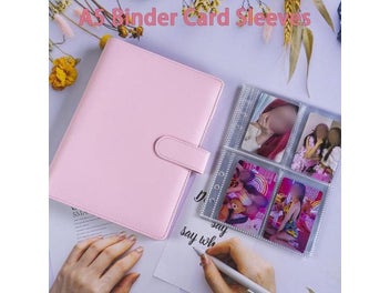 Listing 5 of 10 for A5 Kpop Photocard Binder With 25 Pages 4-Pocket Card Collector Album With 200