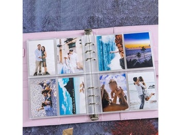 Listing 7 of 10 for A5 Kpop Photocard Binder With 25 Pages 4-Pocket Card Collector Album With 200