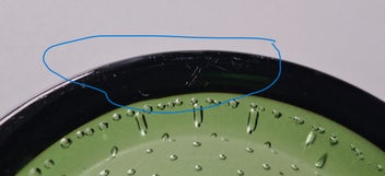 Listing 11 of 13 for <<< MID CENTURY "WHITEFRIARS SEA GREEN " CONTROLLED BUBBLE GLASS BOWL >>>