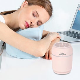 Listing 6 of 9 for Mini Humidifier 3-in-1 Portable USB Humidifier with USB Fan LED Light Auto