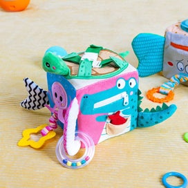 Listing 6 of 7 for Baby Montessori Sensory Toys for 0-6 6-12 Months, Food Grade Teething Toys fo