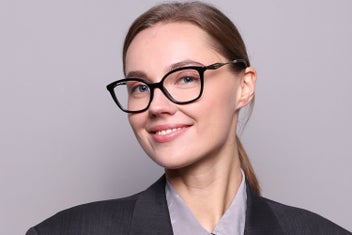 Listing 4 of 5 for Prada PR 02ZV 1AB1O1 54 New Women Eyeglasses