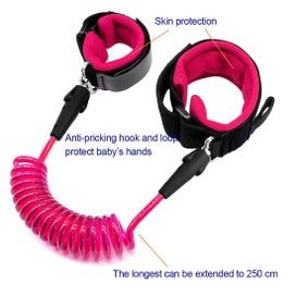 Listing 7 of 8 for Anti Lost Wrist Link Safety Wrist Link for Toddlers, Babies & Kids