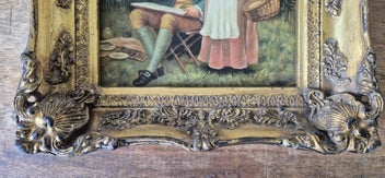 Listing 2 of 2 for “The Lord of Burleigh” Antique Painting