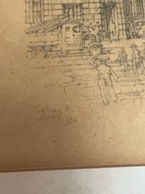 Listing 6 of 6 for Sydney R Jones 1956 sketches of Lloyds of London