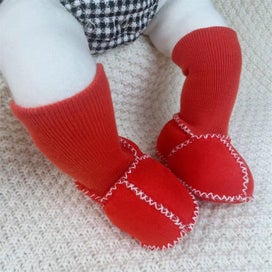 Listing 2 of 8 for Children's Walking Shoes Soft Sole Winter 0-1 Years Old Warm Breathable Imita