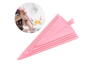 Listing 5 of 10 for Reusable DIY Silicone Icing Piping Pastry Bags Cream Bag Cupcake Decorating