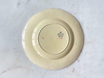 Listing 4 of 9 for Crown Ducal “Florentine” Plate – Embossed Floral, 22.5 cm