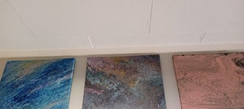Listing 6 of 9 for Unique acrylic pour planets