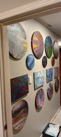 Listing 9 of 9 for Unique acrylic pour planets
