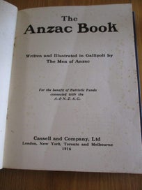 Listing 2 of 3 for The ANZAC Book 1916