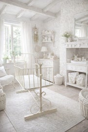 Listing 2 of 8 for Stunning antique 1850s cradle bassinet