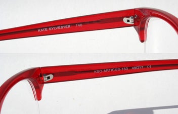 Listing 4 of 6 for GLASSES FRAMES KATE SYLVESTER GUARANTEED AUTHENTIC new old stock