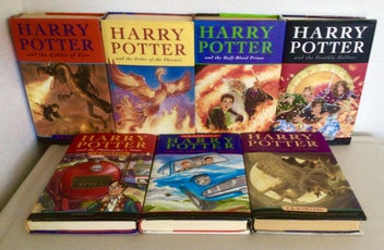 Listing 2 of 17 for Harry Potter, VERY SUPERIOR, Bloomsbury, 1st Eds, Original Art, Hardcover Set