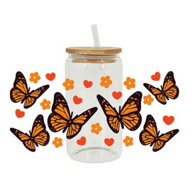 Listing 2 of 2 for Fall Decorations For Home, DTF Cup Wrap Transfer Stickers,Fall Leaves Decorat