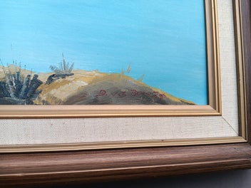 Listing 3 of 8 for Oil on Board Overlooking Lake Pukaki Aoraki/Mount Cook W D Bond 1985
