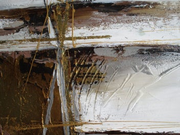 Listing 4 of 9 for Abstract oil on canvas painting