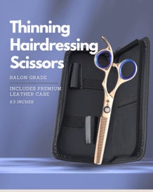 Listing 5 of 6 for Set of Premium Hairdressing Scissors(Straight & Thinning) -6.5 Inches