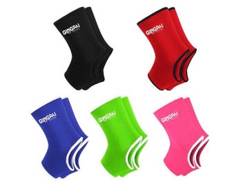 Listing 3 of 10 for 2pcs Boxing Ankle Brace Stretch Breathable Fighting Foot Protector Thai Combat