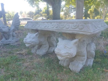 Listing 2 of 3 for Gargoyle Garden Bench