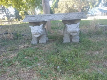 Listing 3 of 3 for Gargoyle Garden Bench