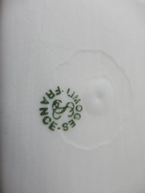 Listing 10 of 10 for ASPREY OF LONDON S/ 6 MODERN LIMOGES PORCELAIN DISHES