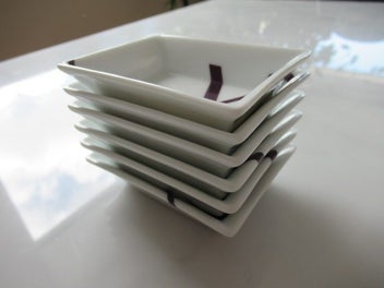 Listing 5 of 10 for ASPREY OF LONDON S/ 6 MODERN LIMOGES PORCELAIN DISHES