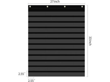 Listing 7 of 10 for 120 Pockets Hundred Pocket Chart With 150 Pieces Double-Sided Number Cards