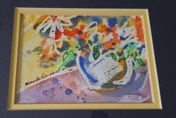 Listing 3 of 14 for +++ VIBRANT " RHONDA CAMPBELL '97" STILL LIFE PAINTING +++
