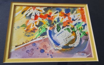 Listing 9 of 14 for +++ VIBRANT " RHONDA CAMPBELL '97" STILL LIFE PAINTING +++