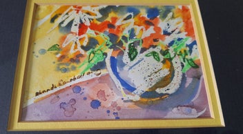 Listing 11 of 14 for +++ VIBRANT " RHONDA CAMPBELL '97" STILL LIFE PAINTING +++