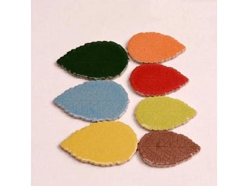 Listing 5 of 8 for [Clearance Before Chinese New Year]100g/3.52oz Leaves Porcelain Mosaic Tiles