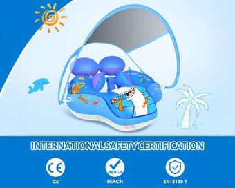 Listing 2 of 6 for Inflatable Baby Swimming Float Neck Tube Ring