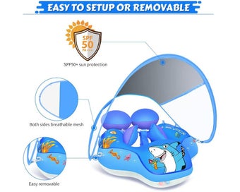 Listing 3 of 6 for Inflatable Baby Swimming Float Neck Tube Ring