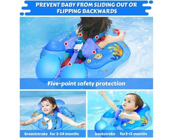 Listing 4 of 6 for Inflatable Baby Swimming Float Neck Tube Ring