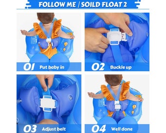 Listing 5 of 6 for Inflatable Baby Swimming Float Neck Tube Ring