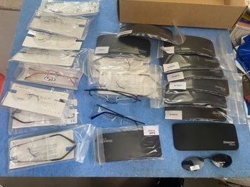 Listing 2 of 6 for Bulk Lot 20+ Madison & Stepper Glasses Frames - New Stock + Polarized Clips