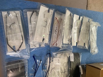 Listing 5 of 6 for Bulk Lot 20+ Madison & Stepper Glasses Frames - New Stock + Polarized Clips