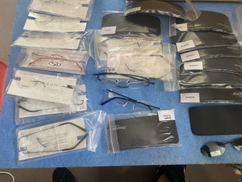 Listing 6 of 6 for Bulk Lot 20+ Madison & Stepper Glasses Frames - New Stock + Polarized Clips