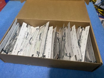 Listing 4 of 4 for Bulk Lot (19) Madison Collection Titanium Rimless Glasses Frames - New Old Stock