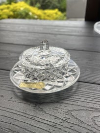 Listing 5 of 5 for Set of 6 Julia Crystal whiskey glasses and 1 Bohemia Crystal Sugar/Honey Pot