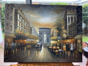 Listing 3 of 8 for HUGE - Oil painting in great condition