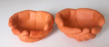 Listing 5 of 5 for TWO CERAMIC HANDS BRAND NEW==GREAT BARGAIN