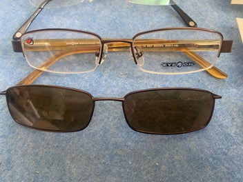 Listing 3 of 8 for BULK LOT - 9 Pairs EYE-ON Glasses & Magnetic Sun Clips + new old stock