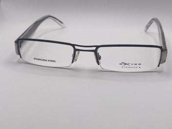 Listing 2 of 7 for OXYDO Italy Semi-Rimless Glasses | Matte Charcoal | New Old Stock
