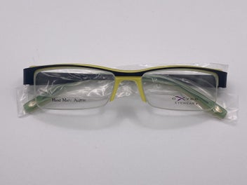 Listing 3 of 7 for OXYDO Italy "Hand Made" Acetate Glasses Green & Black New Old Stock